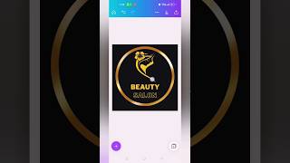 Beauty Salon logo design in Canva in mobile phone #design #designer #graphicdesign #editing #edit screenshot 5