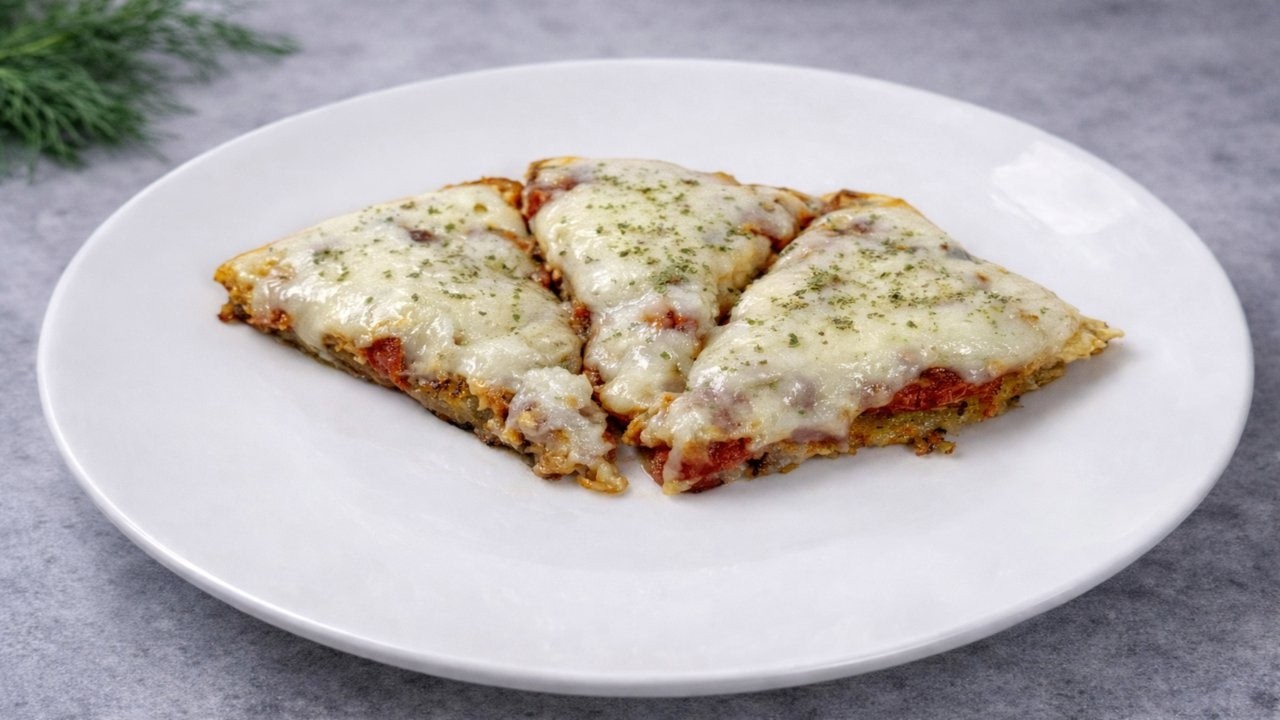 Kartoffelpizza in 5 Minuten. Ein einfaches und leckeres Abendessen.