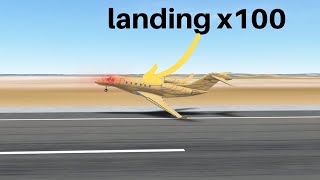 I decided to LAND 100 times in infinite flight screenshot 5