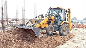 JCBvideos and tractors sand leveling work ll
