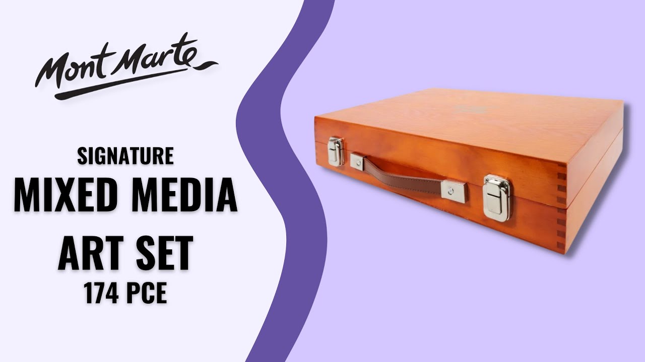 Mont Marte Signature Mixed Media Art Set 174pce YouTube