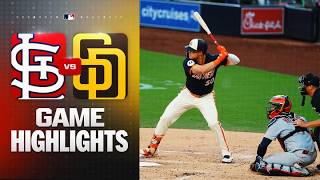 Cardinals Vs. Padres Game Highlights 5826 Mlb Highlights