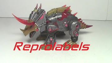 Reprolabels for Planet X Quirinus aka Fall Of Cybertron Slag