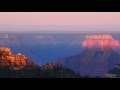Grand Canyon North Rim at sunrise and sunset