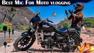 Best Mic for Moto vlogging | Boya BYM1 Vs Maono AU-400 Vs DIGITEK DM 02 | Meteor 350 | Born Yaatri
