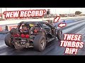 Tested Leroy's NEW Turbos... Ended Up Breaking Our Record! (Quickest Pass EVER!)