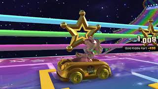 Mario Kart Tour Wii Rainbow Road R/T Gameplay | Space Tour