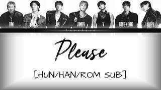 Bts - Please [Hun Sub]