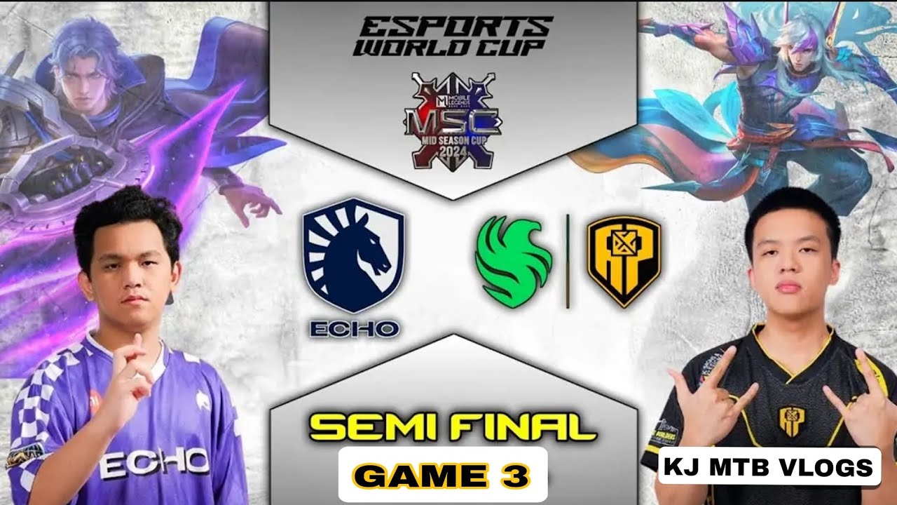 TEAM LIQUID ECHO vs FALCONS AP BREN GAME 3 | MSC 2024 SEMI FINAL