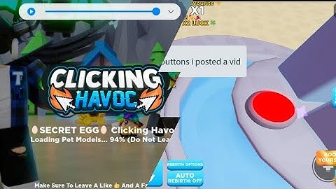 All five buttons in Clicking Havoc