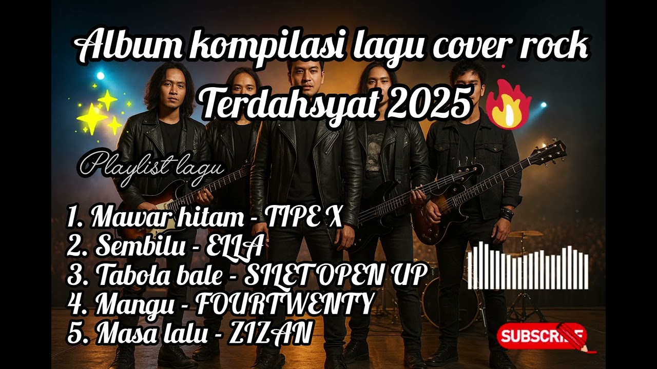Album Cover Rock Terbaru | Mawar Hitam, Sembilu, Tabola Bale, Mangu, Masa Lalu
