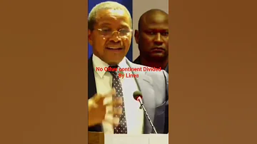 Kikwete No Other Continent Is Divided By Straight Lines Masunga Johnマスンガジョン 