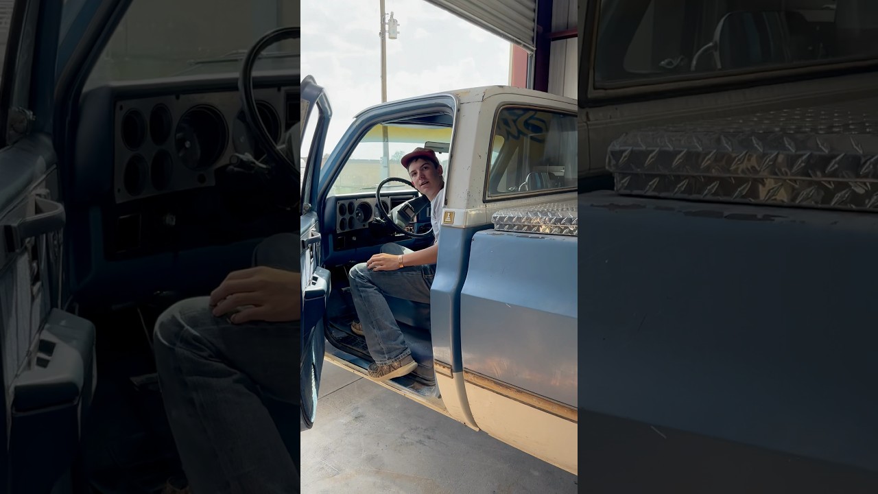 Here is a look at the set of the train horns on the square body! 