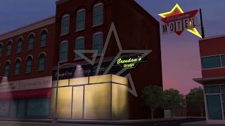 All Shook Up Scenic Projections