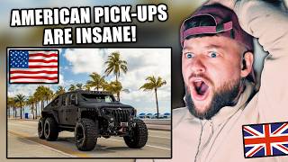 British Guy Reacts to Why Americans LOVE Pick-Up Trucks!