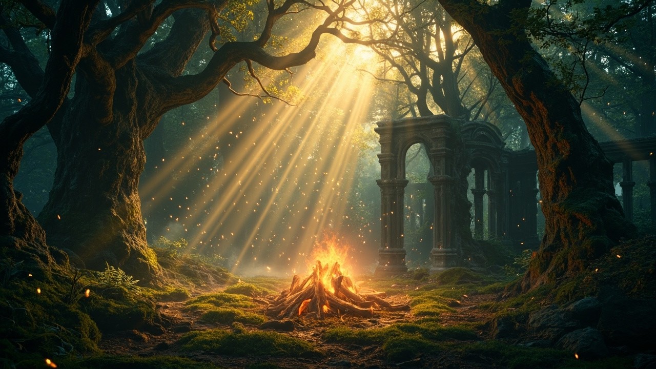 Medieval Fantasy Music for Studying & Relaxation | 1 Hour Celtic Ambient Forest