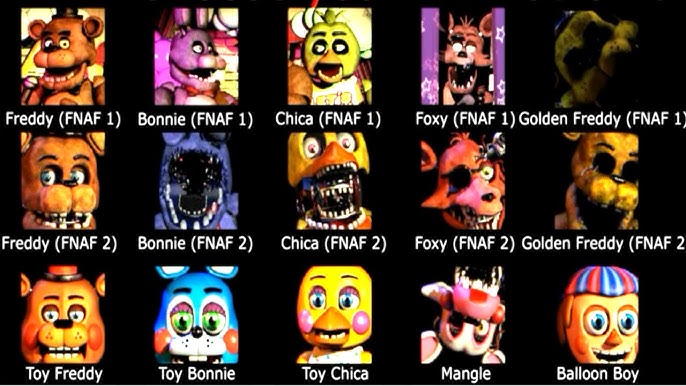 Five Nights at Freddy's 1-5 Jumpscare Simulator (FNAF 1 - 4 & FNAF SISTER  LOCATION) 