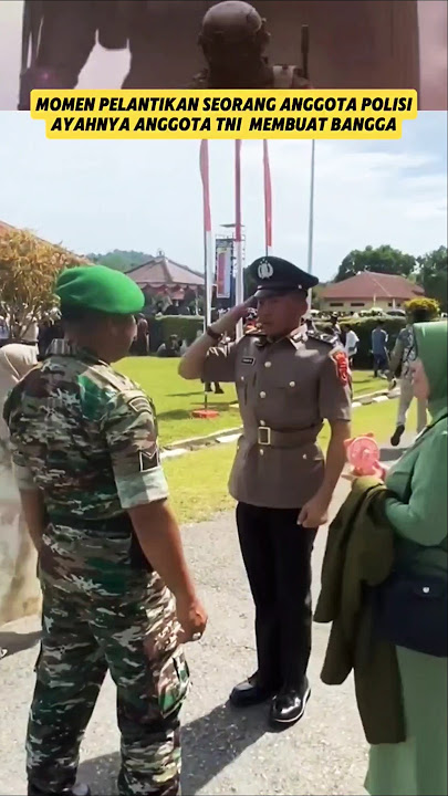 Momen Ayah Bangga Ketika Anaknya Jadi Anggota Polisi‼️#pelantikan #polri #polisi #tni