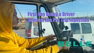 26 ft Box Truck Training a Driver First Day on the JOB