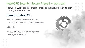 Network Security with Cisco Secure Firewall + Workload Protection