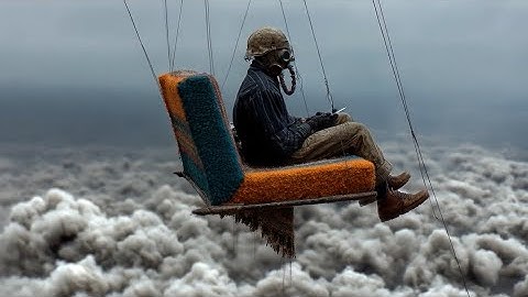 AI Surreal Video - Floating Above The Clouds