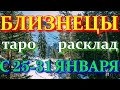 ГОРОСКОП БЛИЗНЕЦЫ С 25 ПО 31 ЯНВАРЯ НА НЕДЕЛЮ.2021