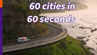 60 cities in 60 seconds