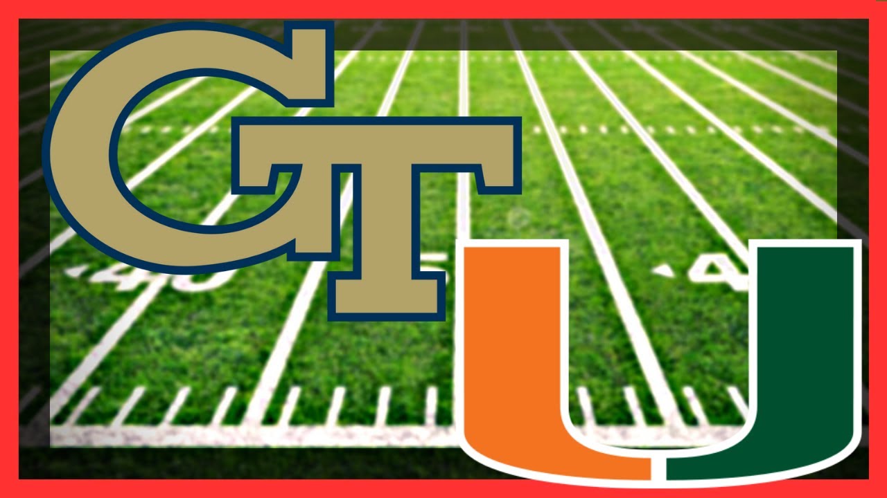 Miami - Georgia Tech PREDICTION Against the Spread - YouTube