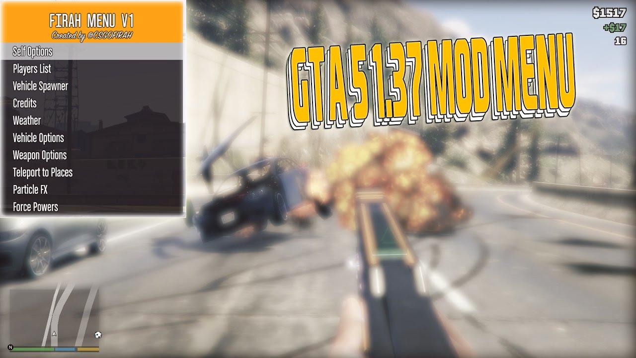 GTA 5 UNDETECTABLE MOD MENU - UPDATE 1.37 by DenchModz - Free