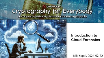 Introduction to Cloud Forensics (Full Lecture Video)