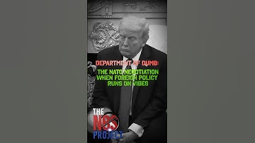 The Department of Dumb: The Nato Negotiation - WHEN FOREIGN POLICY RUNS ON VIBES