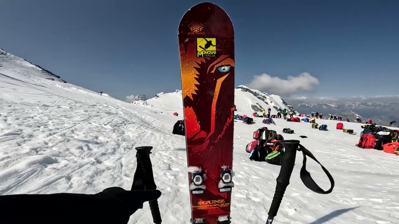 Sciata al Ghiacciaio dello Stelvio