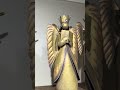 Raz 20.5" Weathered Gold Metal Angels with Crowns Christmas Decoration 4611797