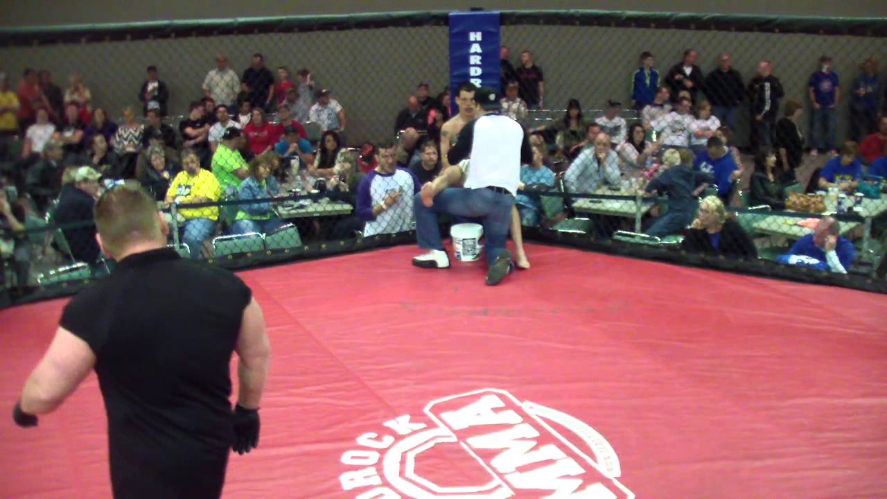 Hardrock MMA 63 Fight 12 Shawn Woodyard vs Garrett Myers 160 Ammy