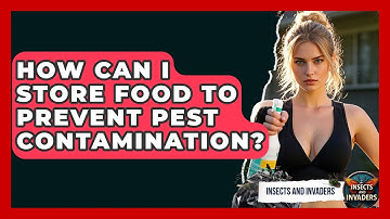 How Can I Store Food To Prevent Pest Contamination? - Insects and Invaders