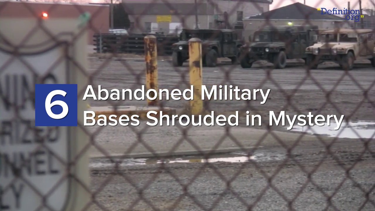 6 Abandoned Military Bases Shrouded in Mystery YouTube