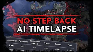 Hearts of Iron 4 - No Step Back [1939 Historical AI Timelapse]