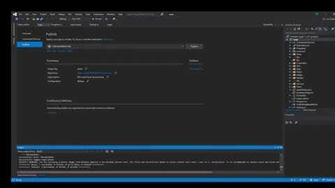 Push Docker Image to Azure Container registry using Visual Studio
