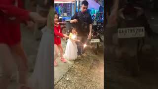 Malam Takbiran Aqila Dan Kk Main Kembang Api shorts