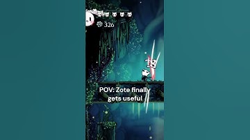 ZOTE finally being useful #hollowknight