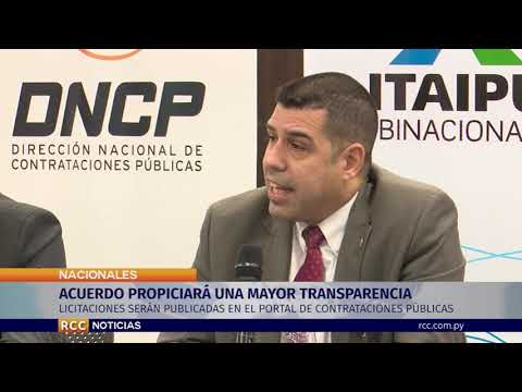 LICITACIONES DE ITAIPU LADO PARAGUAYO SERÁN PUBLICADAS EN EL PORTAL DE CONTRATACIONES PÚBLICAS