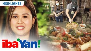 Angel admires Dennise's pizza business using sustainable tampipi boxes | Iba' Yan