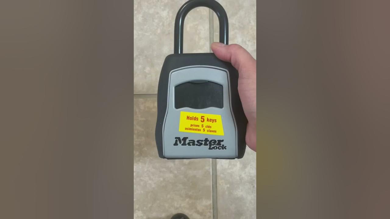 How to Open Master Lock Box Houston TX YouTube