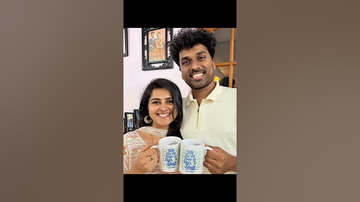 Vijay Tv Pandian Stores Season 2 Serial Actress Shalini and his Husband Prabhu