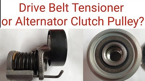 Vw Passat Drive Belt Chattering, Bouncing Troubleshooting And Alternator Clutch Pulley Replacing