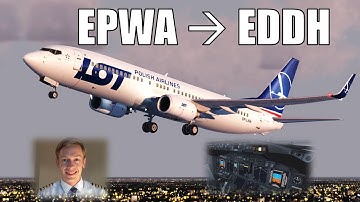 ✈️👨‍✈️ VATSIM FULL FLIGHT LIVE! Warsaw to Hamburg! [P3D V4] [PMDG 737NGX]