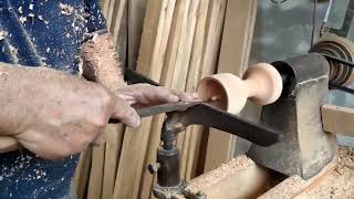 Aprende a Tornear una Copa de Madera #woodworking #copa #madera #handmade