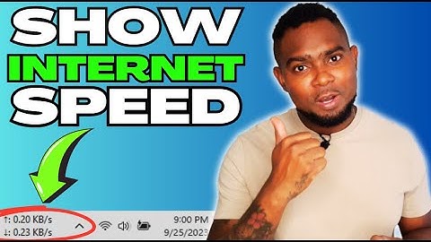 How To Add Internet Speed Traffic Monitor To Windows 10/11 Taskbar