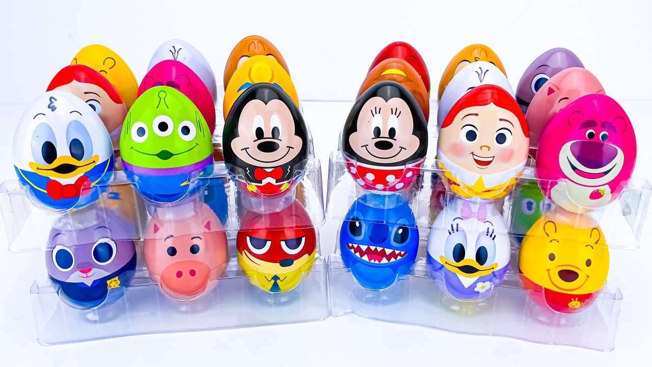 UNBOXING DISNEY SQUISHY Mystery Toys Series ASMR | NO TALKING