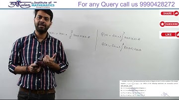 Q 21 Integral Equation  NET JRF Dec  2017